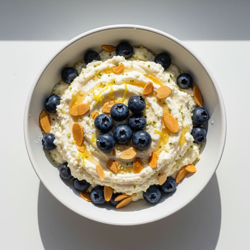 Lemon-Blueberry Cottage Cheese Parfait