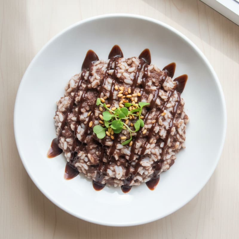 Chocolate Protein Rice Pudding