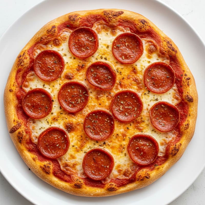 Classic Pepperoni Pizza with Mozzarella