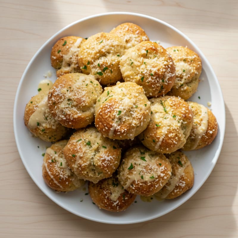 Garlic Parmesan Pretzel Bites