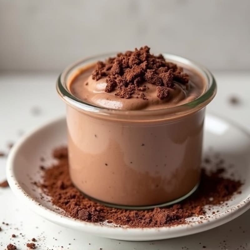 Silky Chocolate Protein Pudding with Greek Yogurt