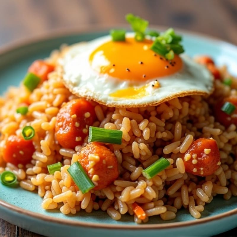 Healthy Kimchi Fried Rice