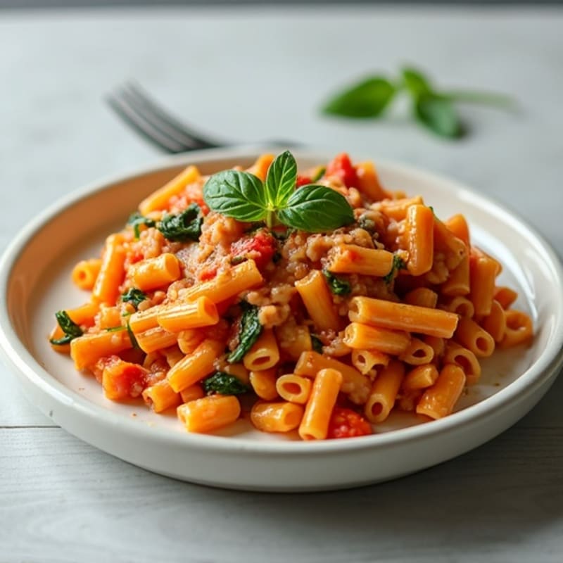 Healthy Lean Turkey Baked Ziti with Hidden Veggies