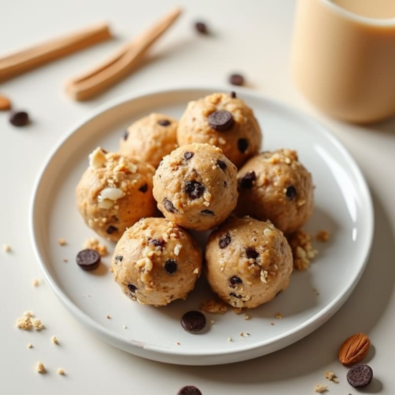 No-Bake Vanilla Almond Protein Bites