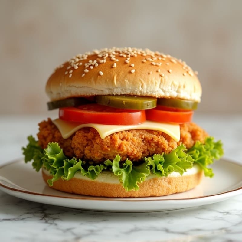 Crispy Air-Fried Chicken Sandwich