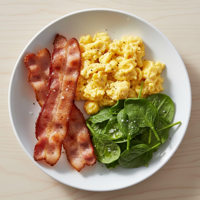 Classic Bacon and Scrambled Eggs