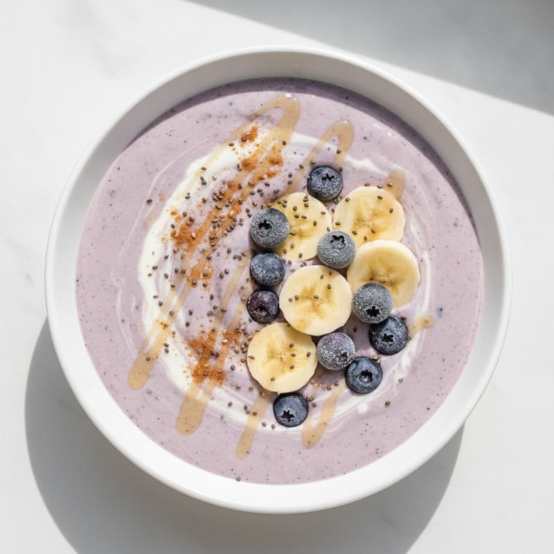 Blueberry Banana Protein Smoothie