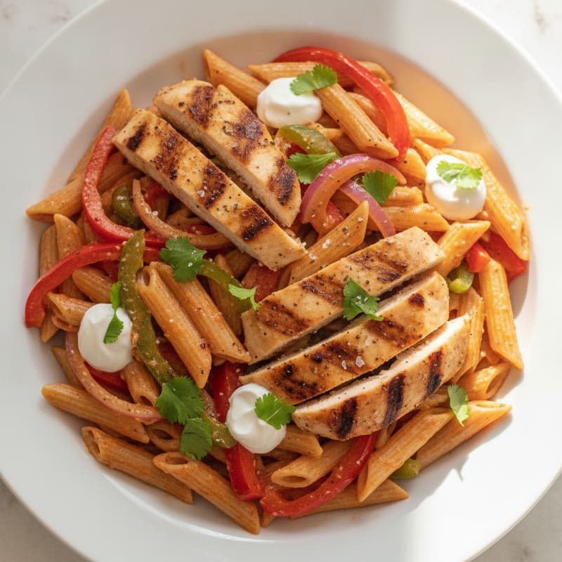 Southwest Chicken Fajita Pasta