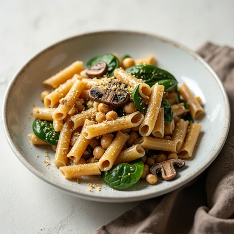 Silky Truffle Mushroom Whole Wheat Pasta