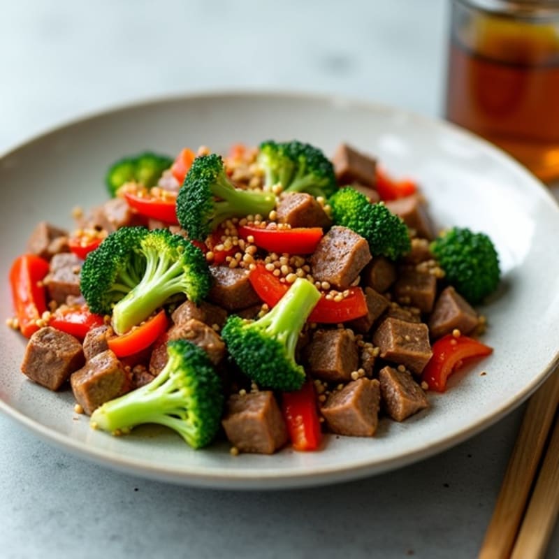 Quick Lean Beef and Crispy Broccoli Stir-Fry