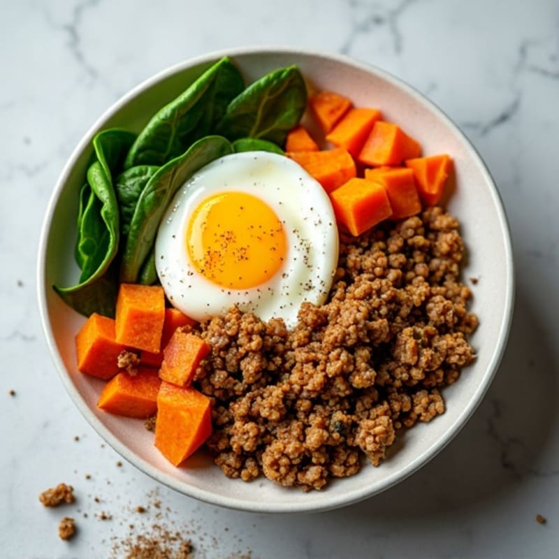 Lean Turkey Sweet Potato Power Bowl