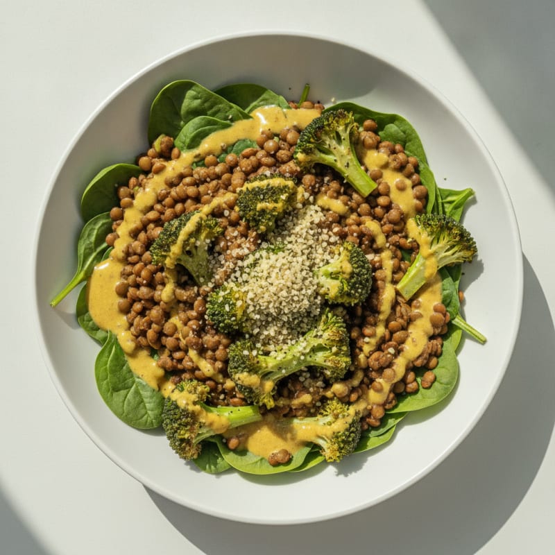 Lentil and Vegetable Power Bowl