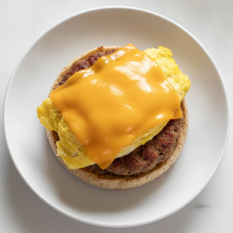 Savory Sausage and Egg English Muffin