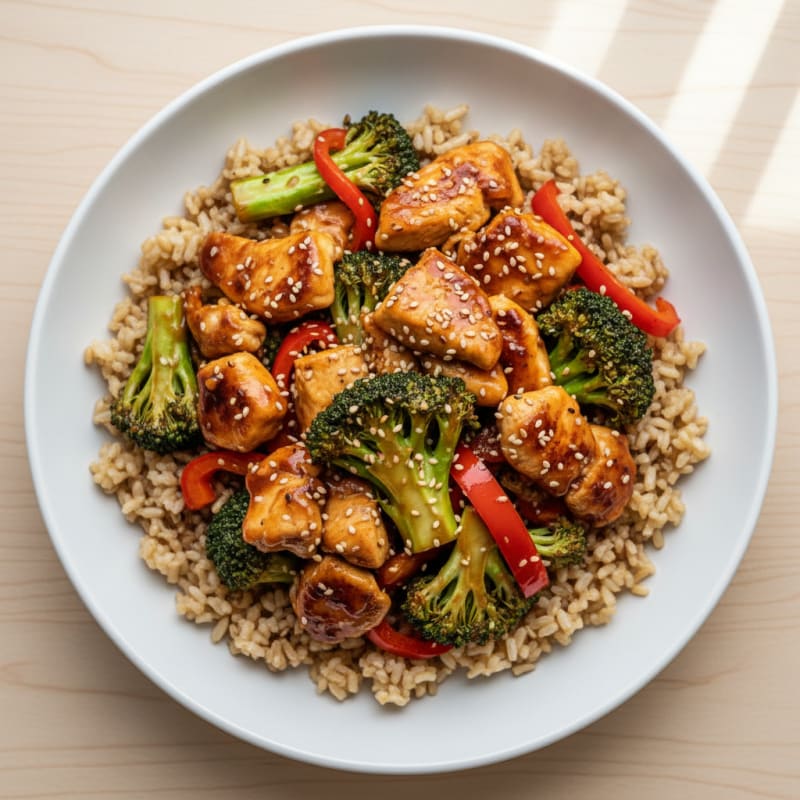 Teriyaki Chicken and Broccoli Stir-Fry