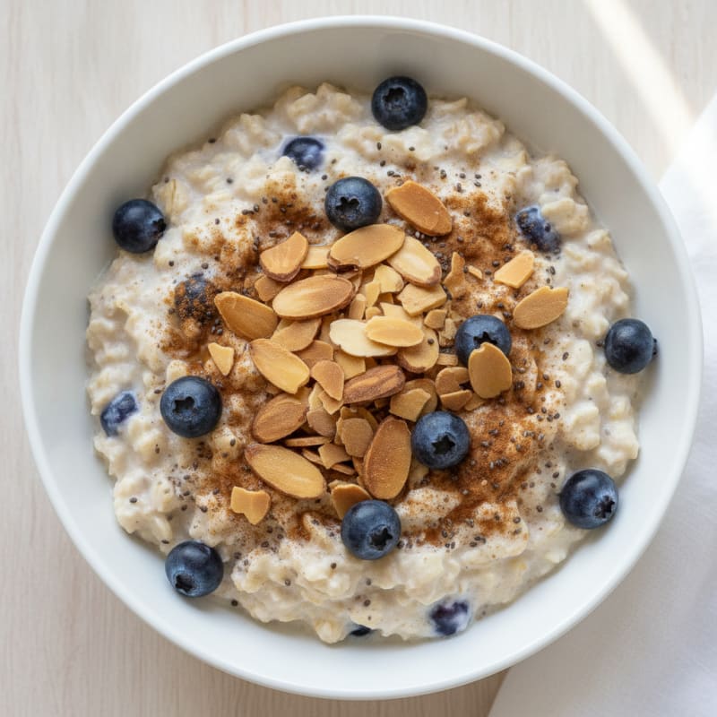 Blueberry Almond Overnight Oats