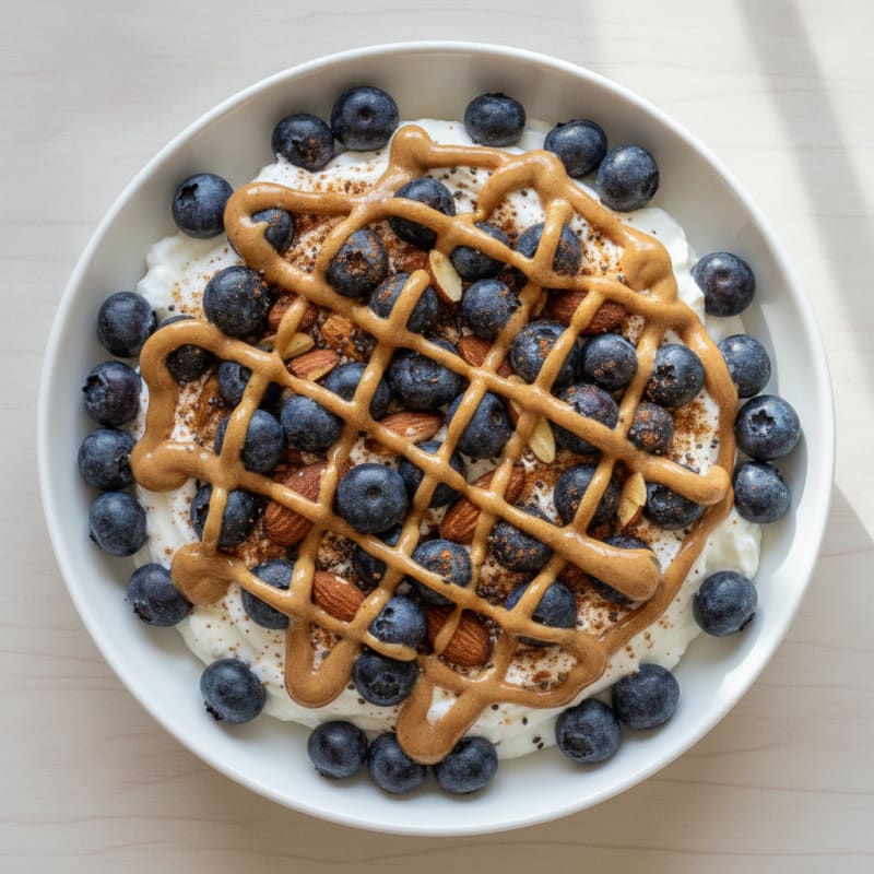 Berry-Almond Yogurt Power Bowl