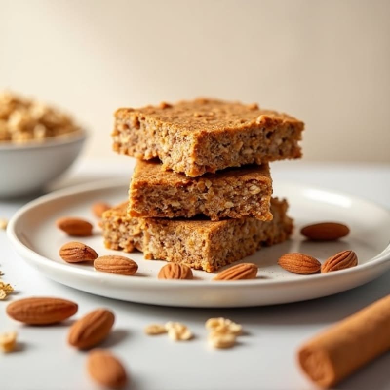 Baked Protein Maple Oat Bars