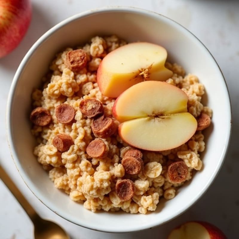 High-Protein Cinnamon Apple Baked Oats