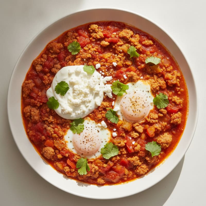High-Protein Authentic Shakshuka
