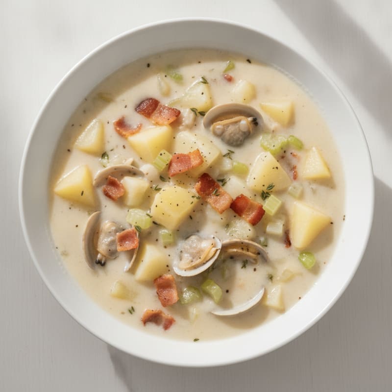 Classic New England Clam Chowder