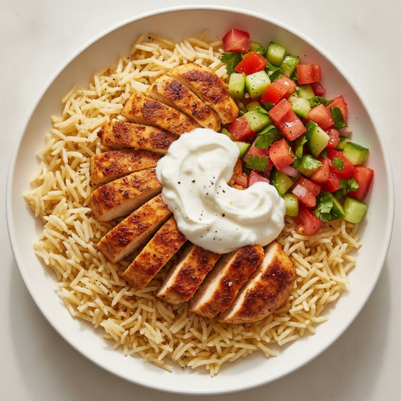 Chicken Shawarma Rice Bowl