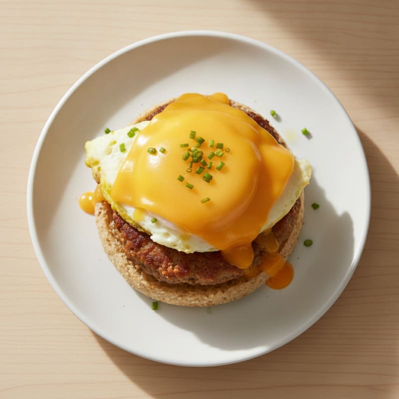 Sausage, Egg, and Cheese English Muffin