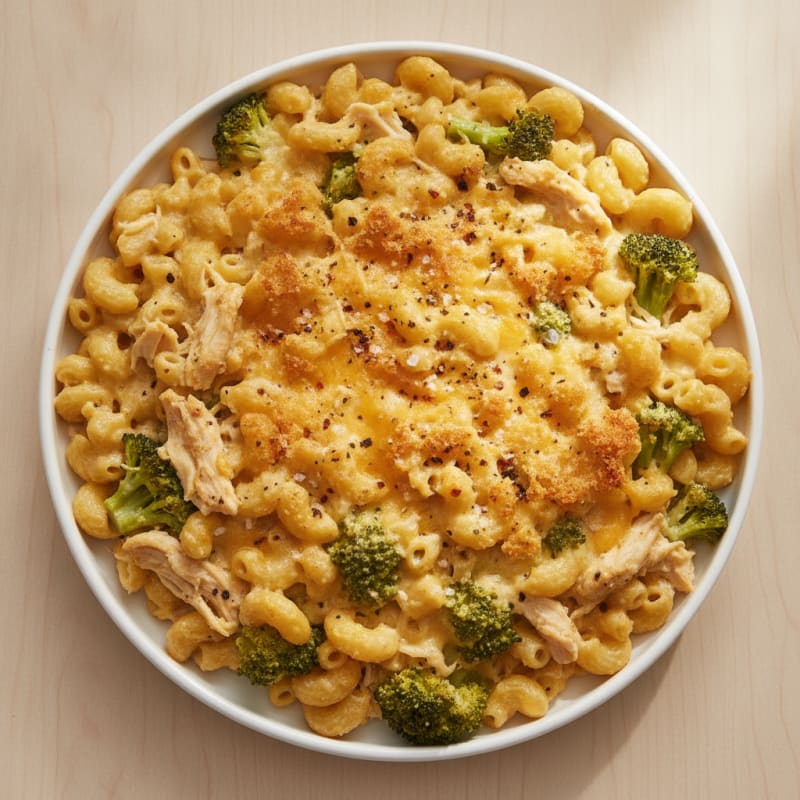 High-Protein Baked Macaroni and Cheese
