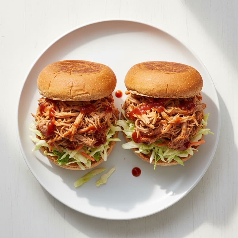 Slow-Cooked BBQ Pulled Pork Sandwiches