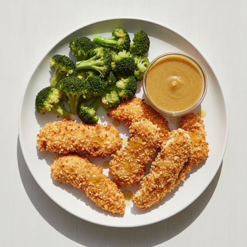 Baked Chicken Tenders with Honey Mustard