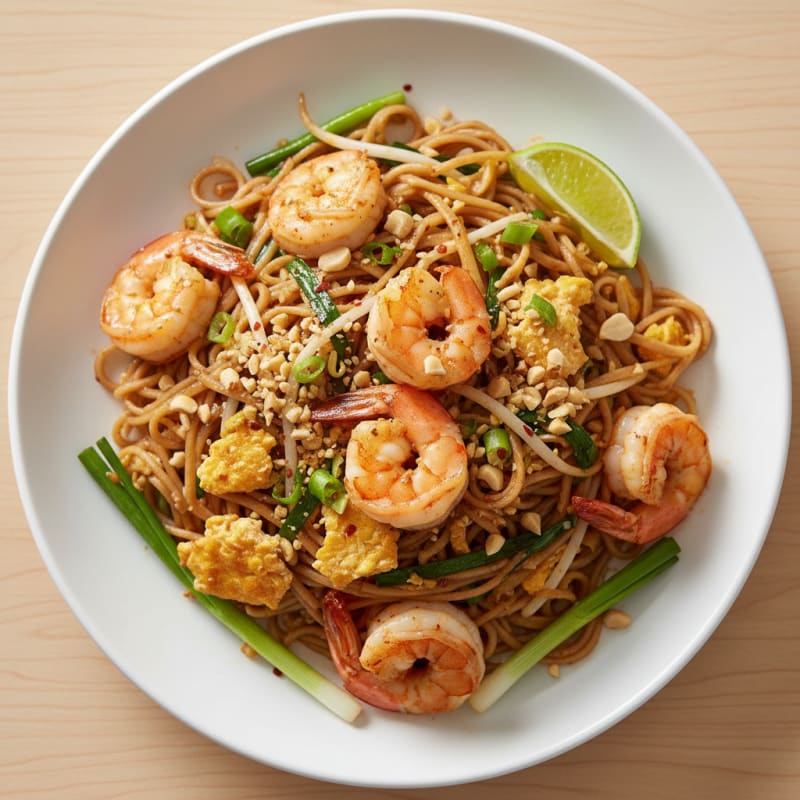 Shrimp Pad Thai Noodles