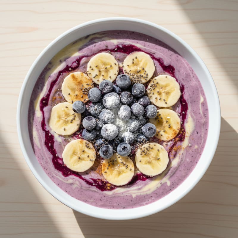 Banana Berry Protein Smoothie
