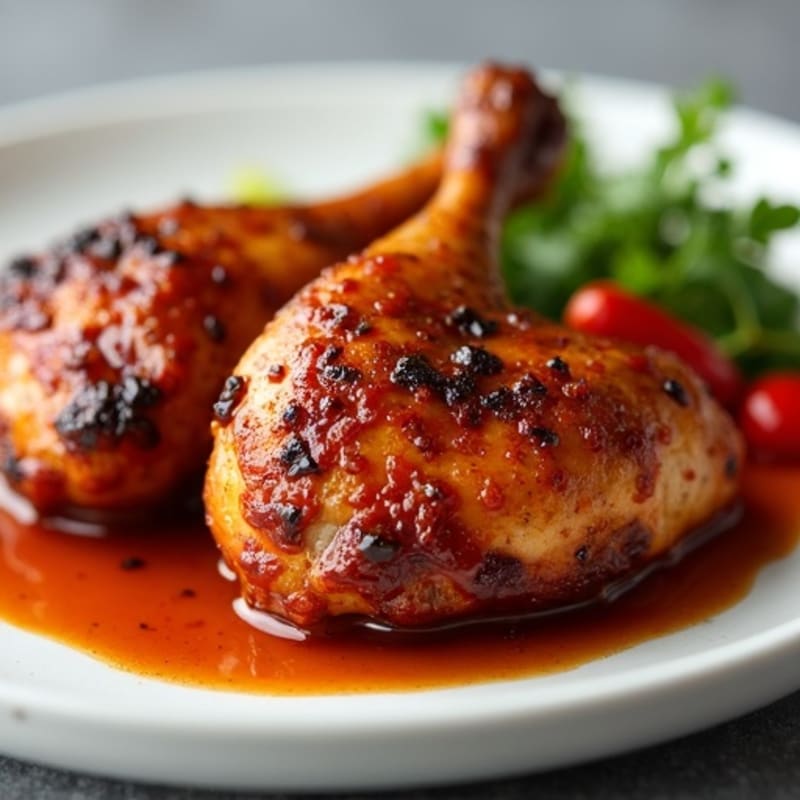 Sweet and Sticky Roasted Chicken Thighs
