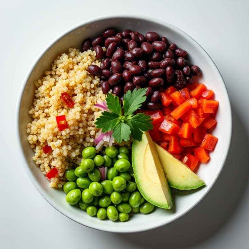 Zesty Lime Quinoa Black Bean Bowl