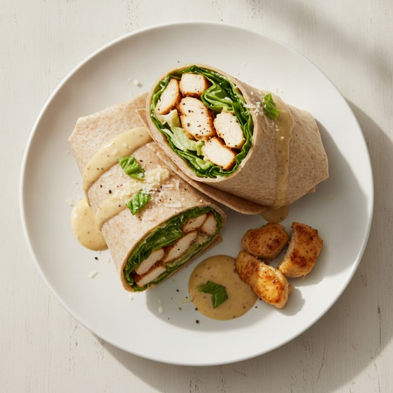 Chicken Caesar Salad Wraps