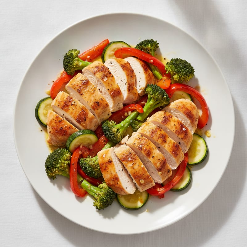 Sheet Pan Lemon Herb Chicken and Veggies