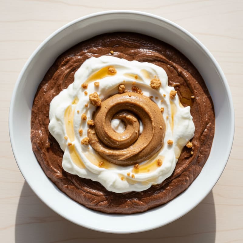 Silky Chocolate Protein Pudding with Greek Yogurt
