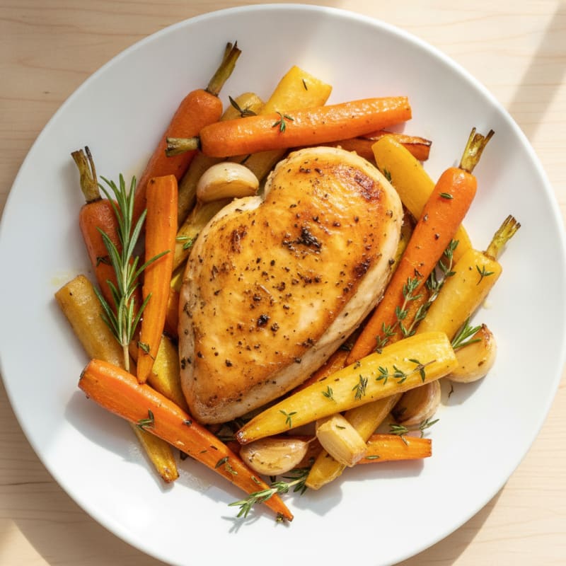 Herb-Roasted Chicken with Root Vegetables