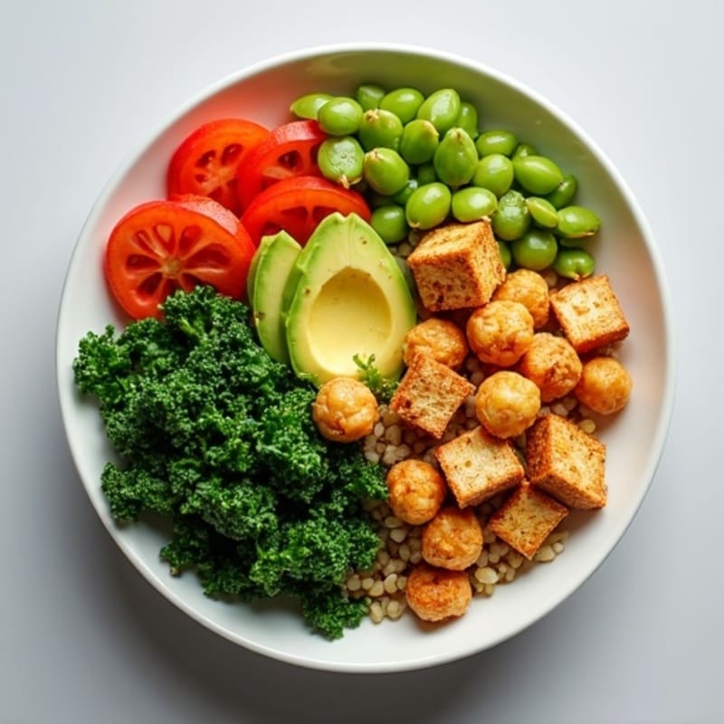 Crispy Chickpea Quinoa Power Bowl