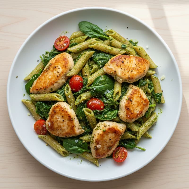 Creamy Pesto Chicken Pasta