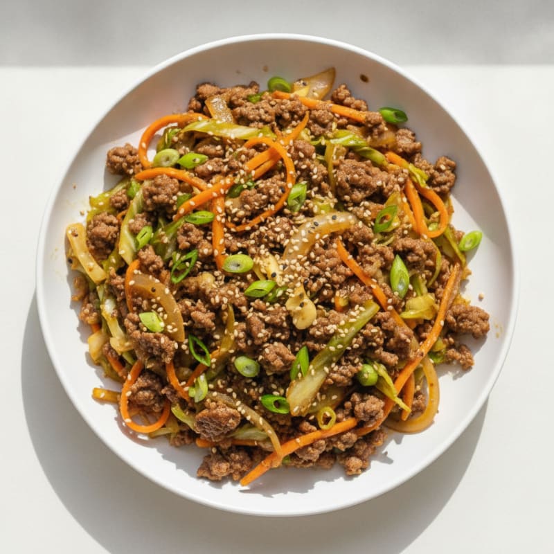 Beef and Cabbage Stir-Fry