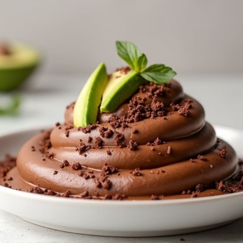 Avocado Silky Dairy-Free Chocolate Mousse
