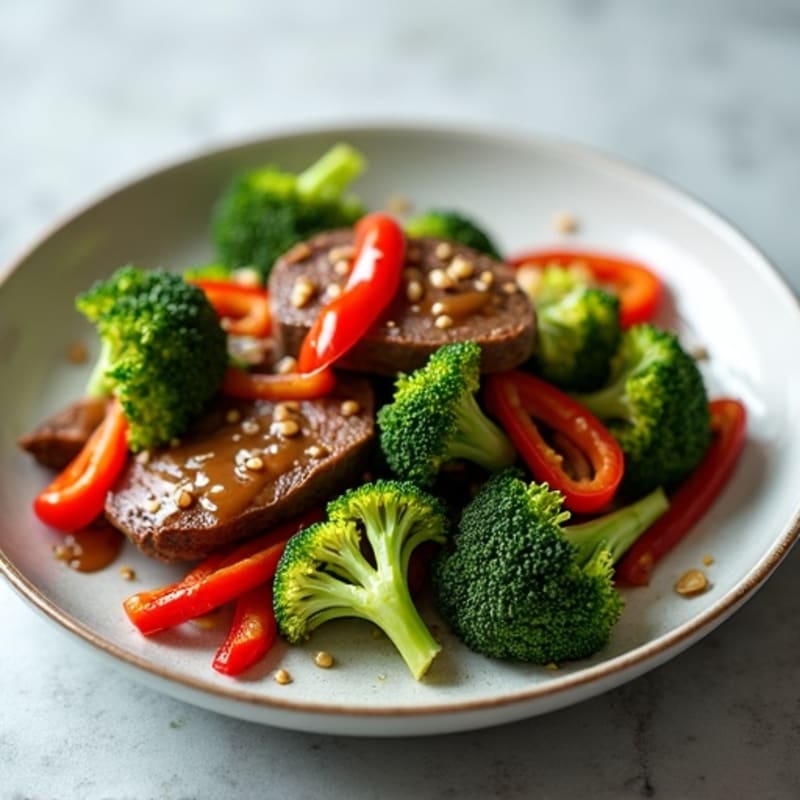 Savory Beef and Crispy Broccoli Stir-Fry