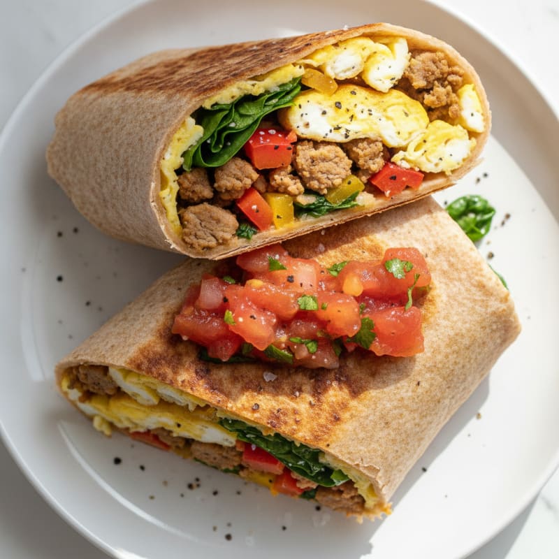 Ultimate Loaded Breakfast Burrito