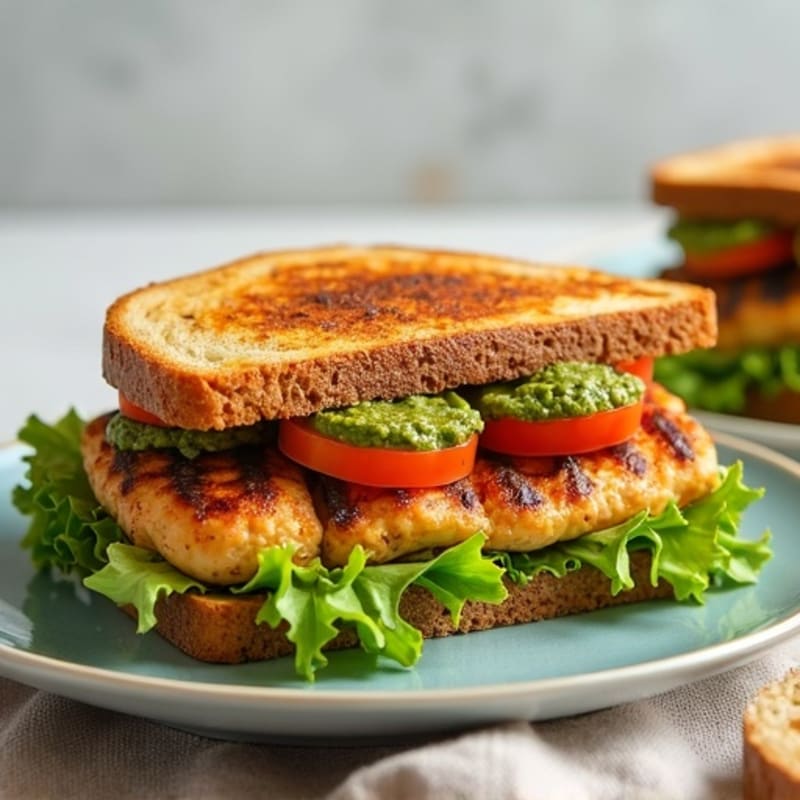Grilled Pesto Chicken Sandwich