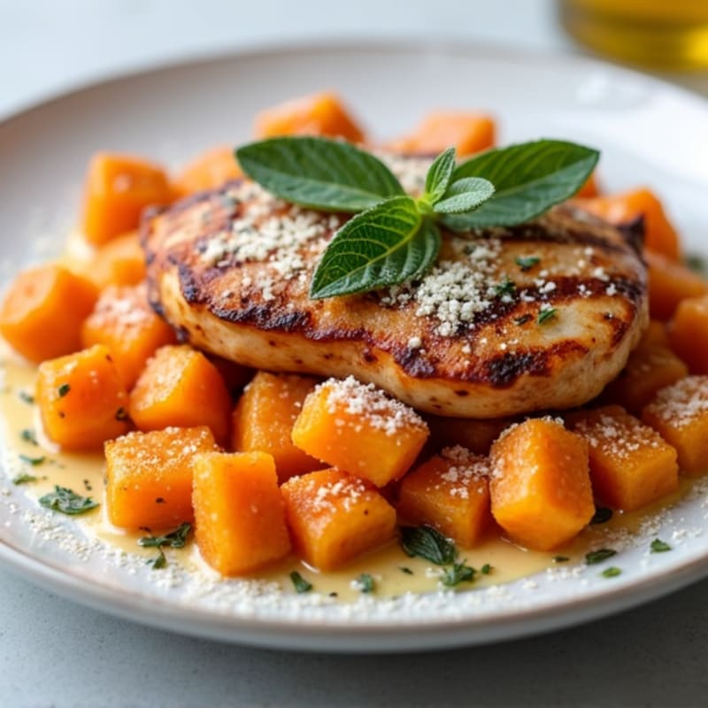 Crispy Pan-Seared Sweet Potato Gnocchi with Sage