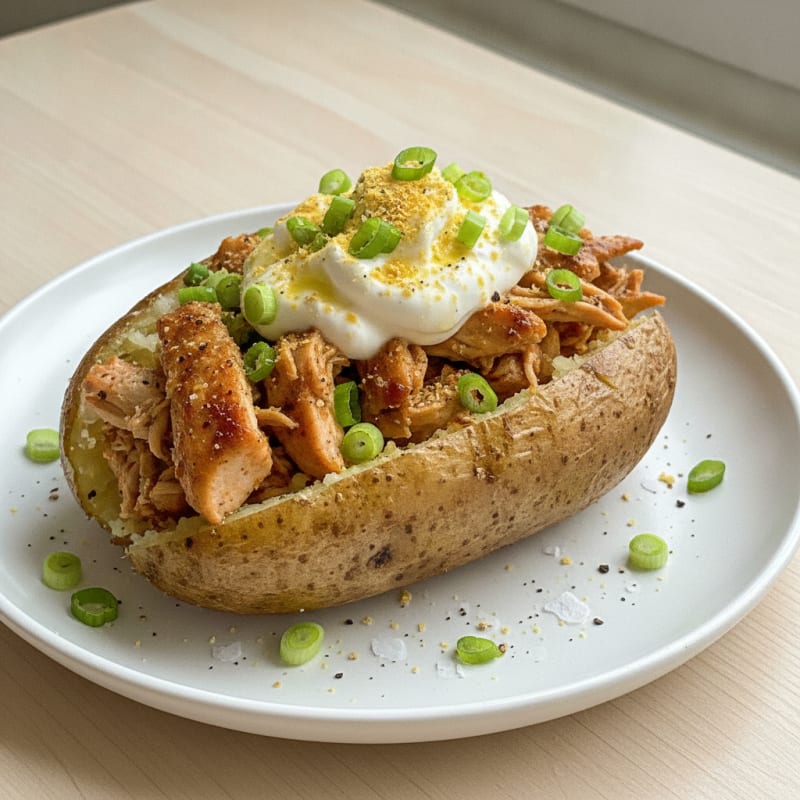 Loaded Russet Potato with Savory Toppings