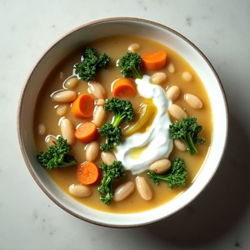 Creamy White Bean and Kale Soup