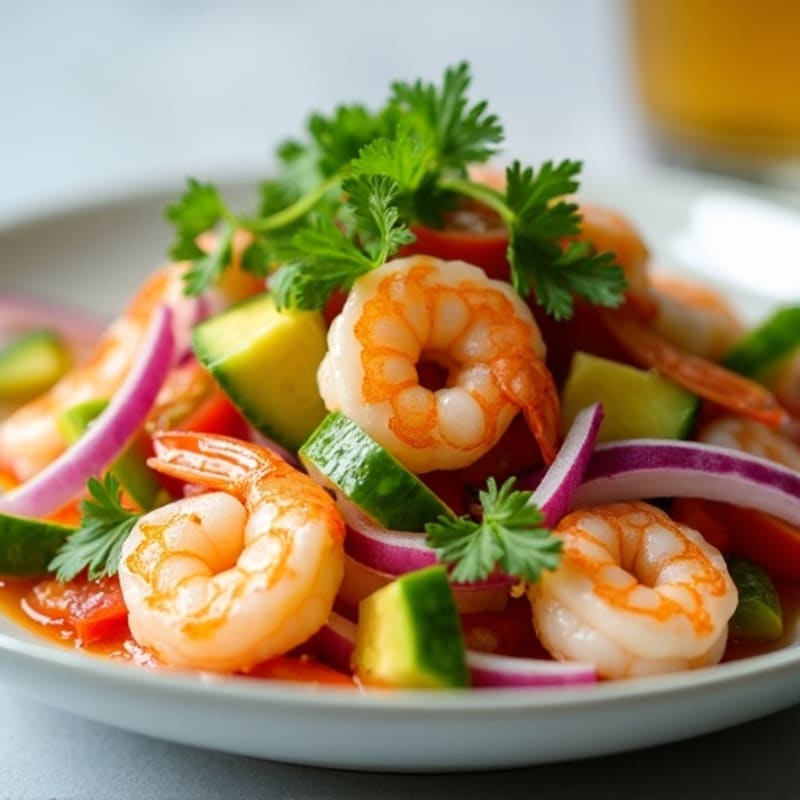 Fresh Shrimp and Avocado Ceviche