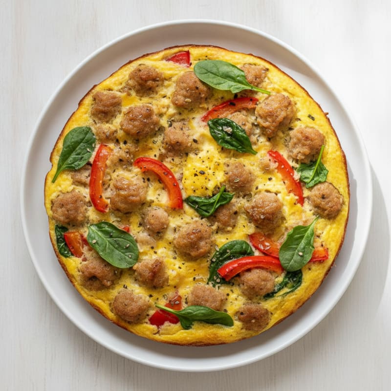 Savory Egg and Turkey Sausage Bake