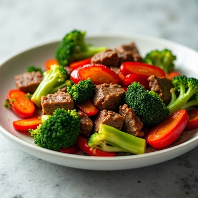 Lean Beef Stir-Fry with Sweet and Savory Vegetables